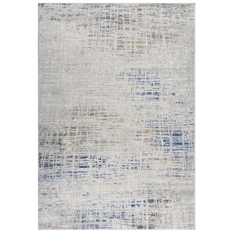 Abstract Indoor Rug, Rectangle 8' x 9'6"