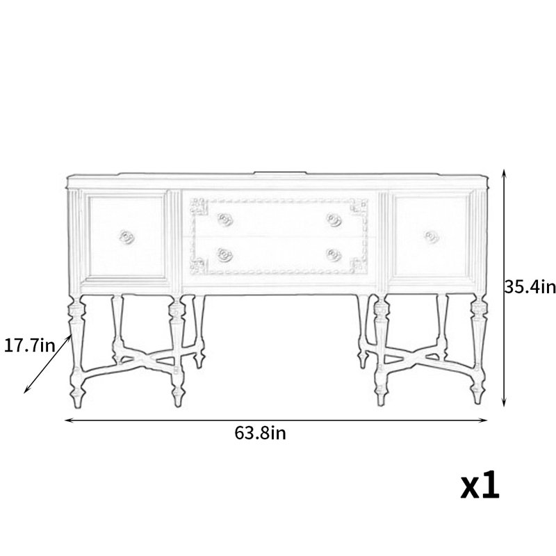 Simple Stylish And Elegant Accent Cabinet