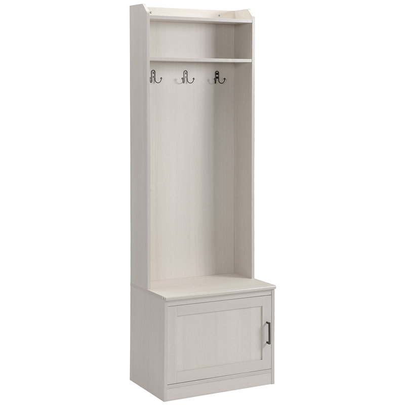 Banc, White, 72 " H x 23.5 " L x 15.25 " D, White, Does Not Apply