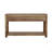 3-Drawer Console Table With Lower Shelf