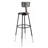 Backed Adjustable Height Ergonomic Industrial Stool Footring-2022394542