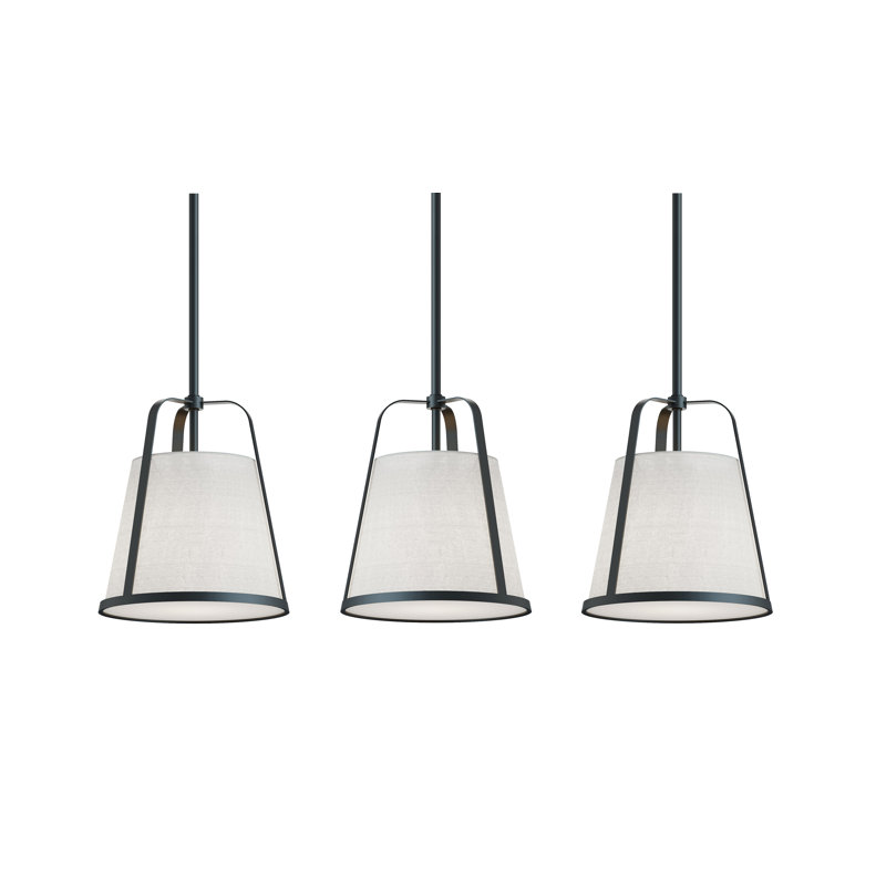 Lizzette 3-Light Linear Pendant - 60W, Black