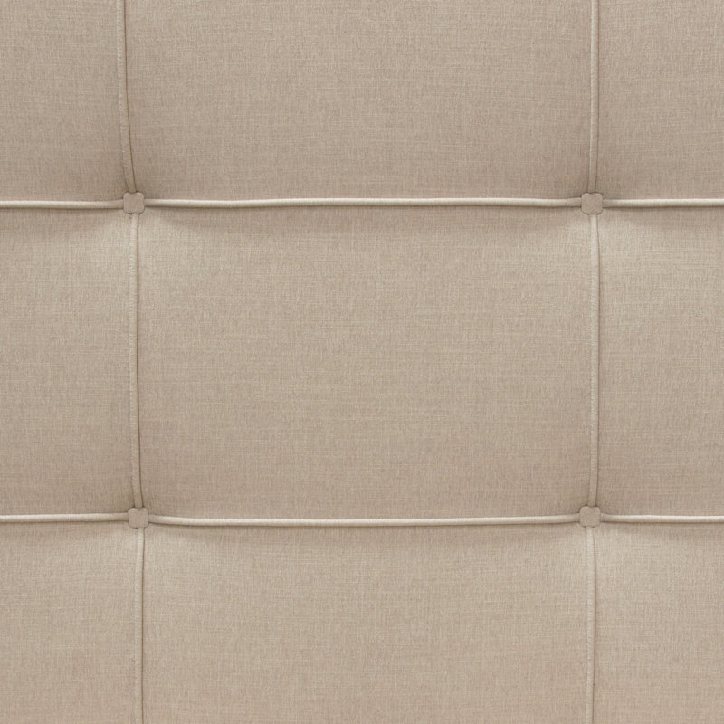Beverly Upholstered Storage Bed, King, Sand