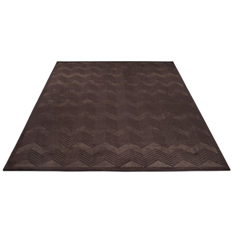 Ralph Lauren Monroe Chevron Wool, Viscose Chevron Rug, Rectangle 2' x 3'