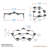 Heart 10.5'' H Metal Tabletop Candelabra
