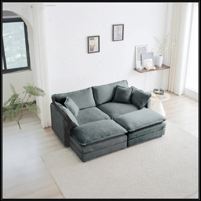 Canapé modulaire rembourré 4 pièces 4 pièces