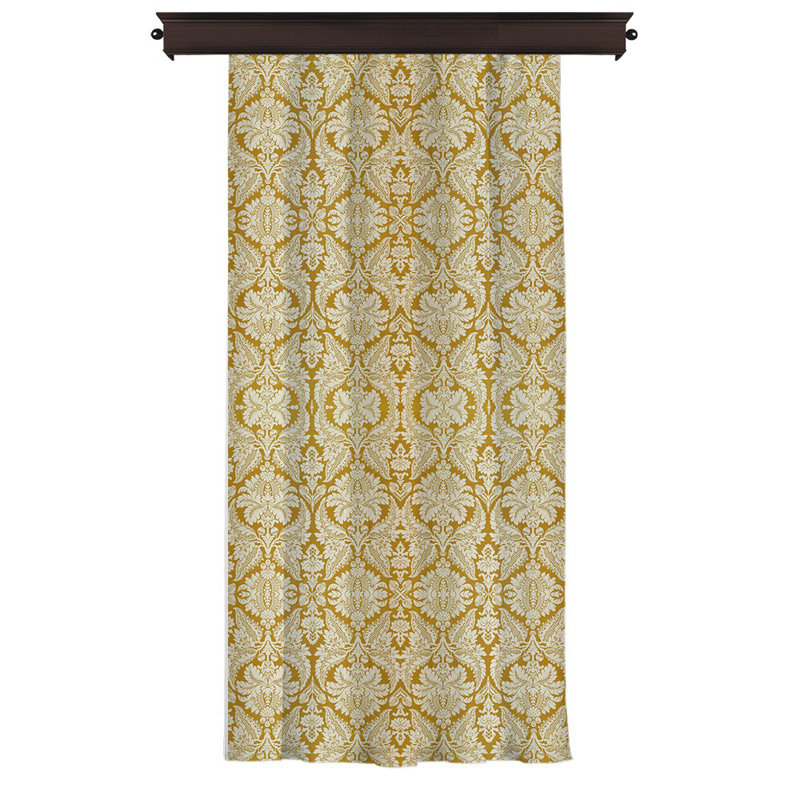 Panneau de rideau simple semi-transparent Cardiff Ikat