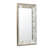 Antique Silver Floral Bedecked 24" X 15" Mirror, Mirrored Tray For Home Decoration & Wall Hanging 24"X15" Mirror With Accent, Display Tray, Ideal-120995060-120995062