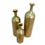 Vases de plancher décoratifs en métal et miroirs 3 pièces Glam-133750969