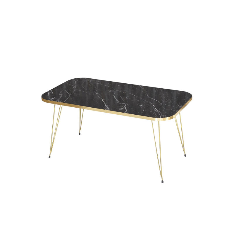 Farranshane 35cm Console Table, Black Marble