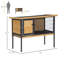 Cage à lapin surélevée Pawhut avec cage en métal pour petits animaux-1906369350