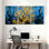 Underwater Coral Reef Fish Scene, ensemble de 3 reproductions d'art sur toile