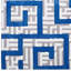 Tapis à motif géométrique Modway Nahia-855255578