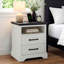 Ensemble de chambre à coucher 3 pièces avec rangement à 2 tiroirs avec charge Avelyn-387237837-387237880