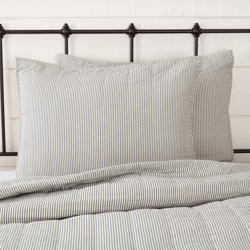 Hatteras Cotton Striped Sham Set, Standard