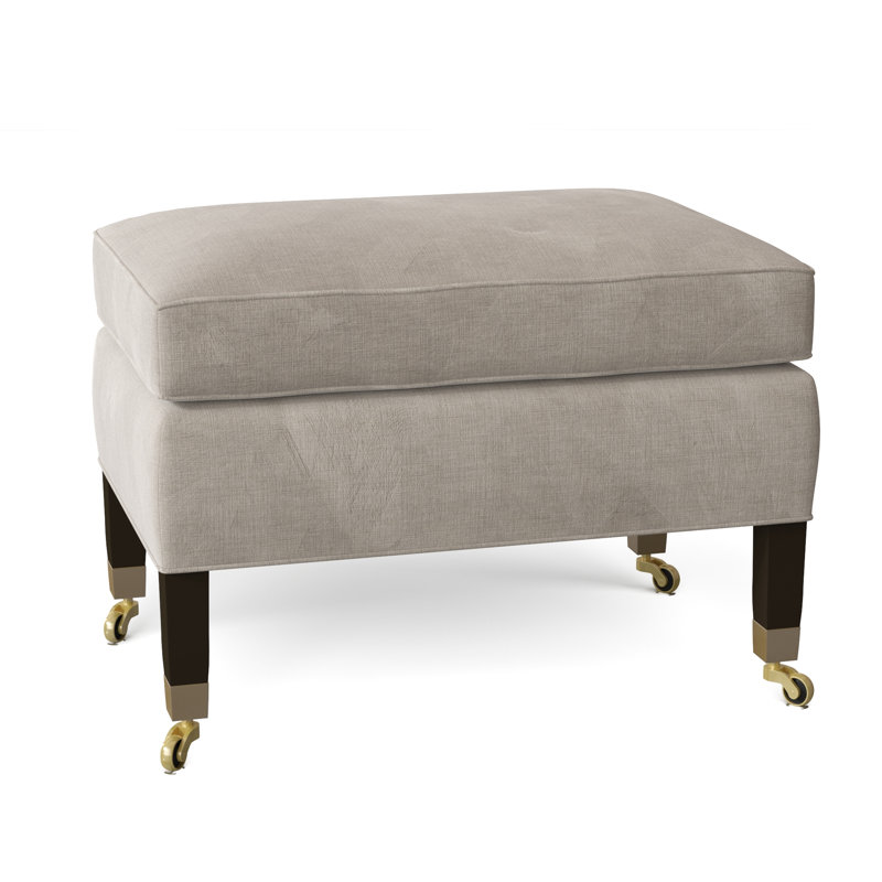 Repose-pieds rectangulaire 27 po Westside, Torino perle