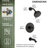  Tub and Shower Faucet Set, 5-Spray Rain Shower Head with Valve-113325257