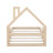 Wood Floor Bed With House-Shaped Headboard-155577922