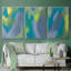«Lost in Memories I», ensemble de 3 cadres flottants sur toile-97812210-97812211