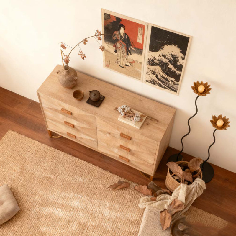 Commode 6 tiroirs 47,24 po