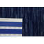 Tapis bleu fait à la main de style Gabbeh 5 x 5