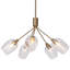 Lustre géométrique spoutnik 5 lumières Adelgunde