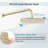 10 in. Multi-Function Adjustable Handheld Shower Head 2.5 GPM-107120477
