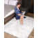 Tapis blanc à poils longs Haja Fluffy