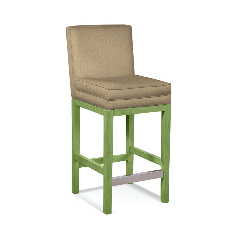 Upholstered Stool, Elite Sand; 0321-74, Stone Hearth Finish