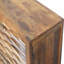 Solid Wood Rectangle Accent Cabinet