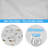 Pool Leaf Skimmer Net Ultra Fine Mesh With Aluminum Poles 5 Sections 6 Feet Swimming Pool Cleaning Net Leaf Catcher For Above Ground Pools Inground Pools