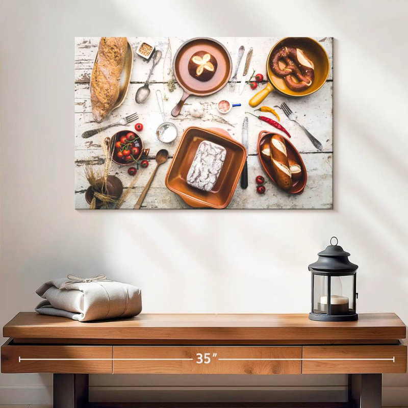 Yarlin Bread In Pans, 16" H x 24" W