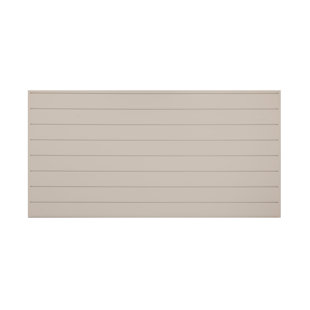 PVC Slat Wall Panels Garage Wall and Home Organizer Storage System | 8ft by 4ft (Set of 8)