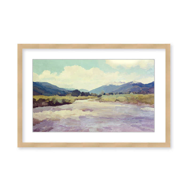 Nature Inspired Valley River, 30" H x 40" W
