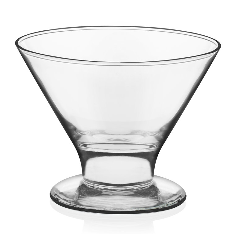 Basics Chelsea Martini Glass Set, 10-Ounce, Set of 6, Clear