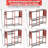  Power Tool Organizer with Charging Station,Rolling Tool Cart on Wheels with 12 Drills Holders, 5 Storage Shelves, Utility Rack Tool Box with Battery Charging Power Strip for Garage, Workshop,(Red)-226975177