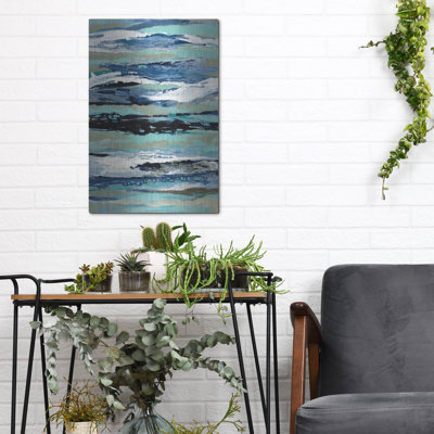 «Coastal Sea Foam I» par Silvia Vassileva, art mural en métal