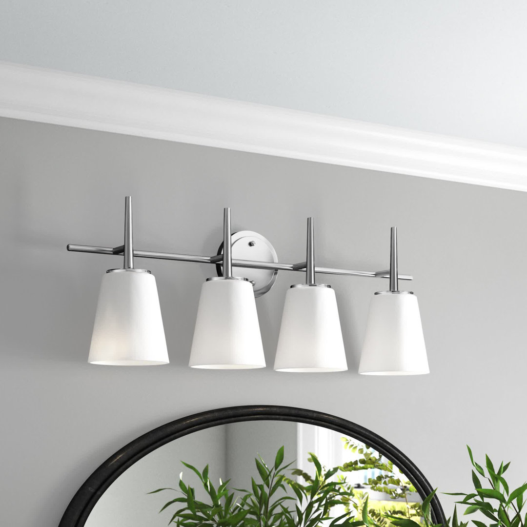 Erlandson 4 - Light Dimmable Vanity Light Willa Arlo™ Interiors Bulb