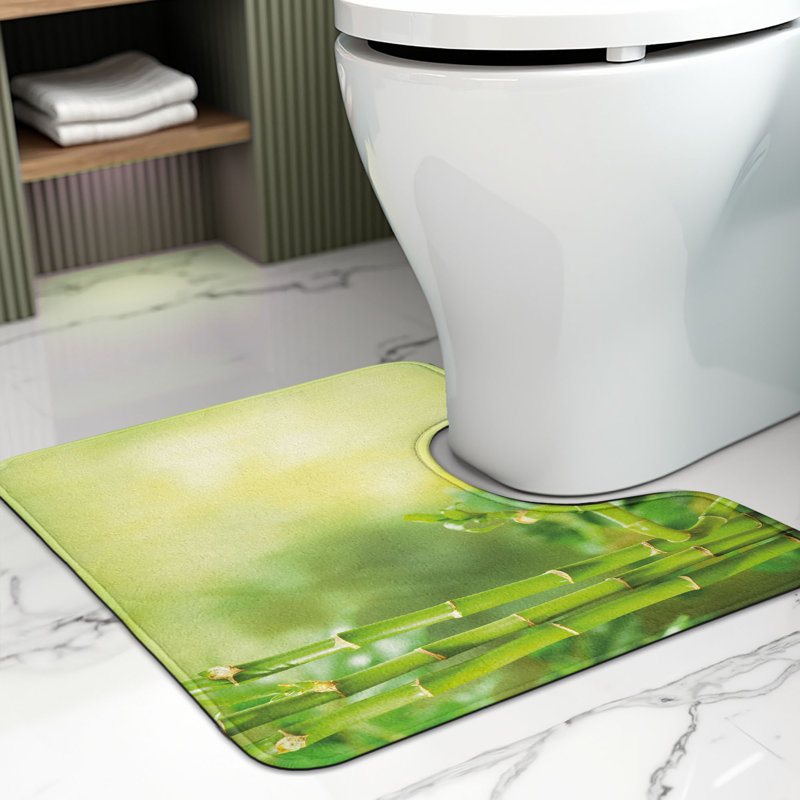 Tapis de salle de bain en U 20 pi