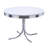 White And Chrome 5-Piece Dining Set