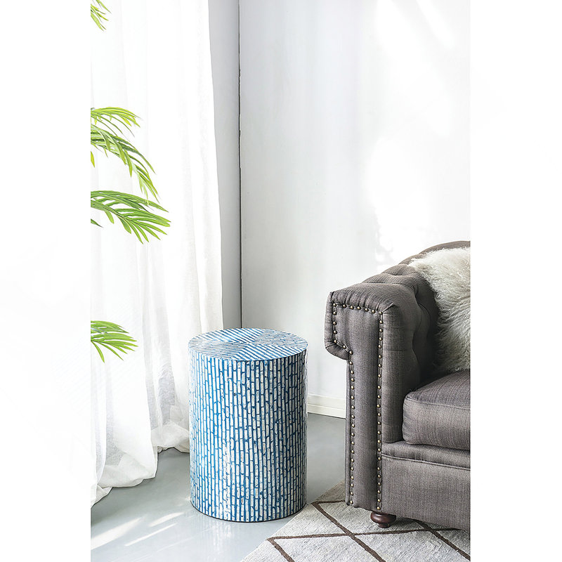 Tabouret de jardin 14 po x 14 po x 20 po, table d'appoint