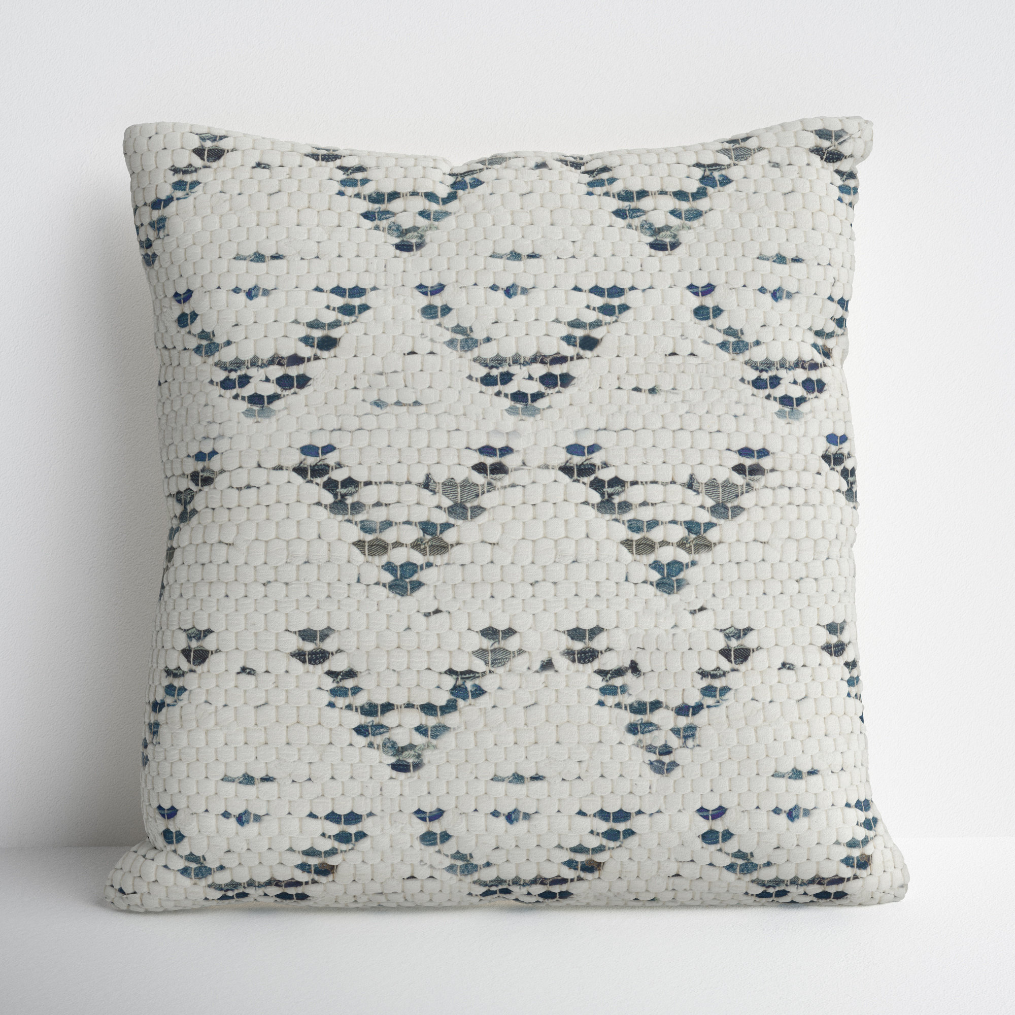 Abbie Embroidered Cotton Throw Pillow & Reviews | Joss & Main