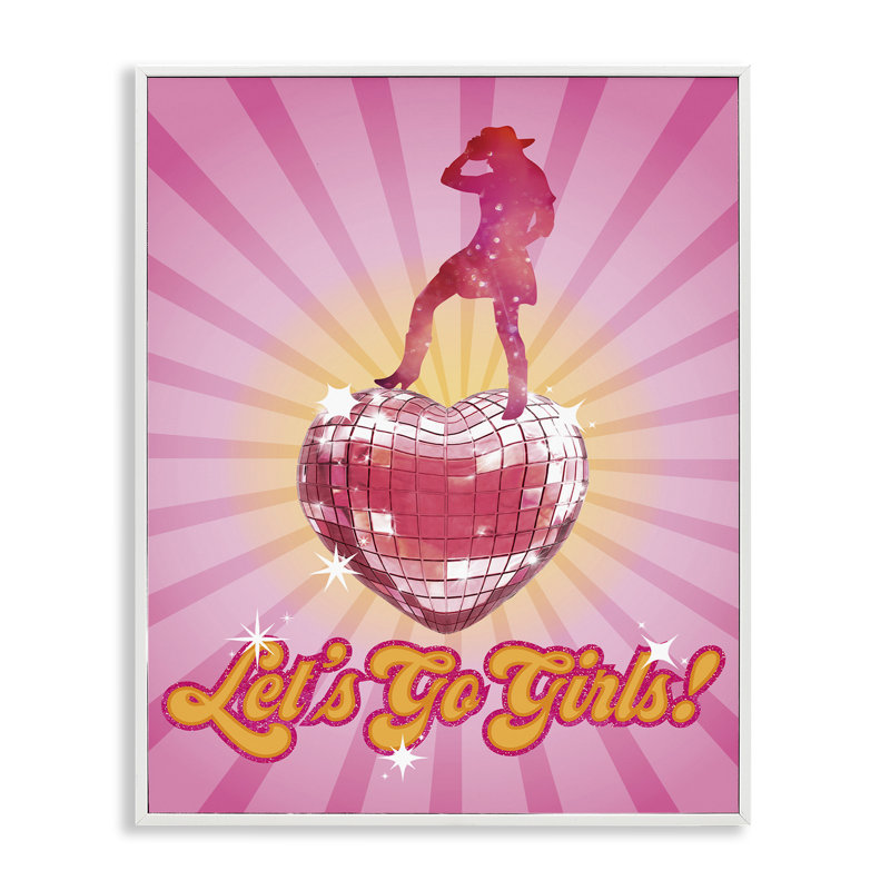 «Let Go Girls», estampe numérique encadrée par Susan Arnot, Giclée encadrée blanc bord de mer, H 30 po x l 24 po