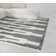 Tapis noir en polypropylène / polyester tissé à la machine Chevron