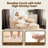 Boneless Velvet Oversized Chaise Lounge Sleeper Sofa-429145838