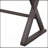 Gold Aluminum Rectangular Writing Desk