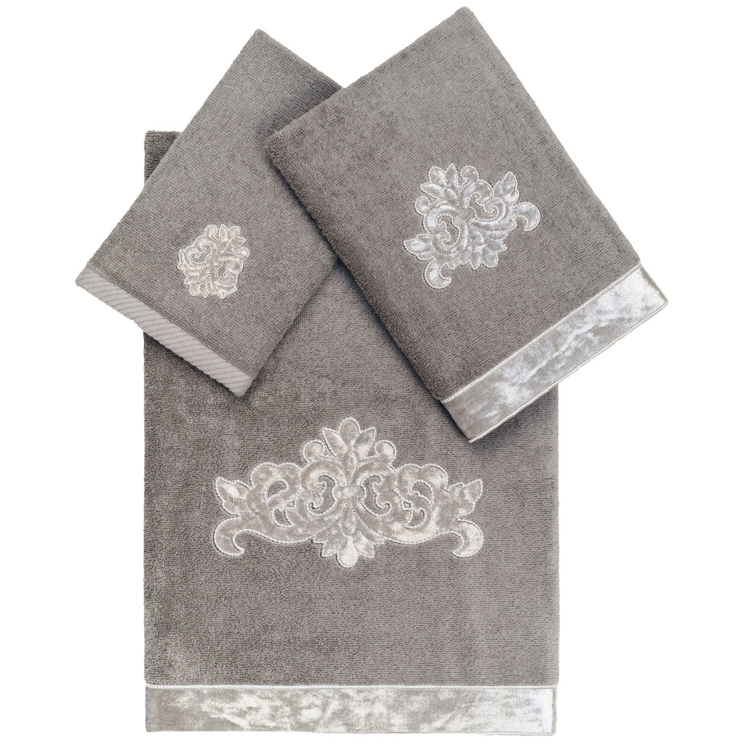  100% Turkish Cotton 3 Piece Towel Set Linum Home Textiles 