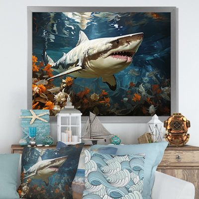 " Shark Ballet Painting "