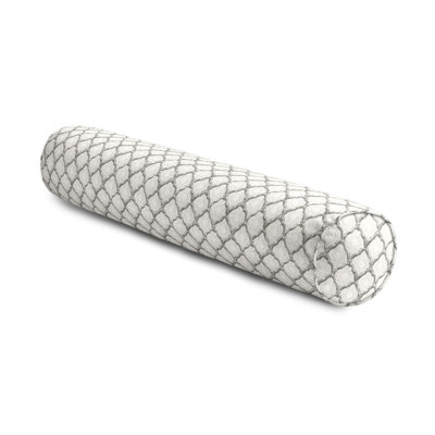 Sanganer Geometric Feather Reversible Throw Pillow