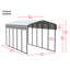Abri de voiture en acier galvanisé 10 x 24 x 9-90469185
